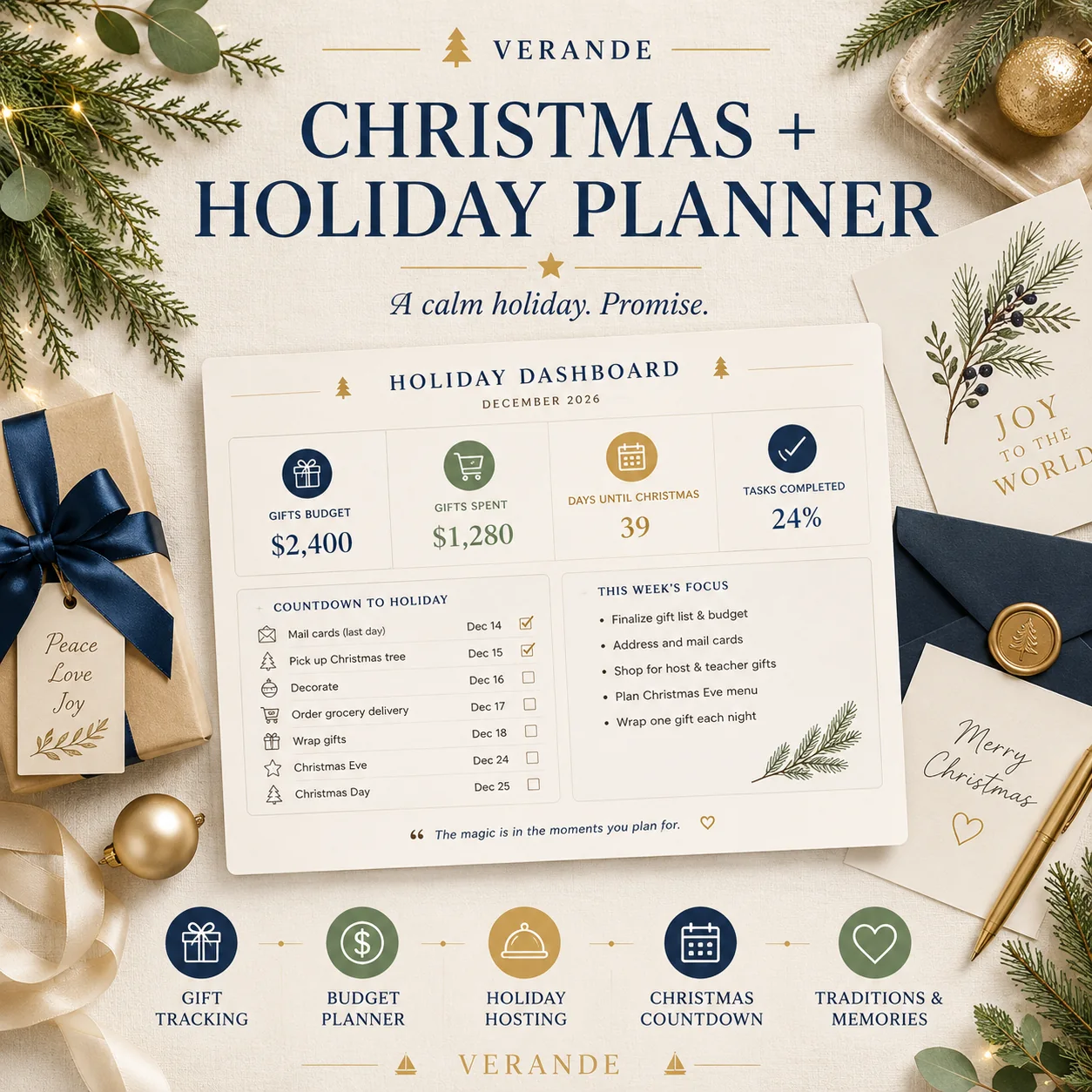 Christmas Holiday Planner