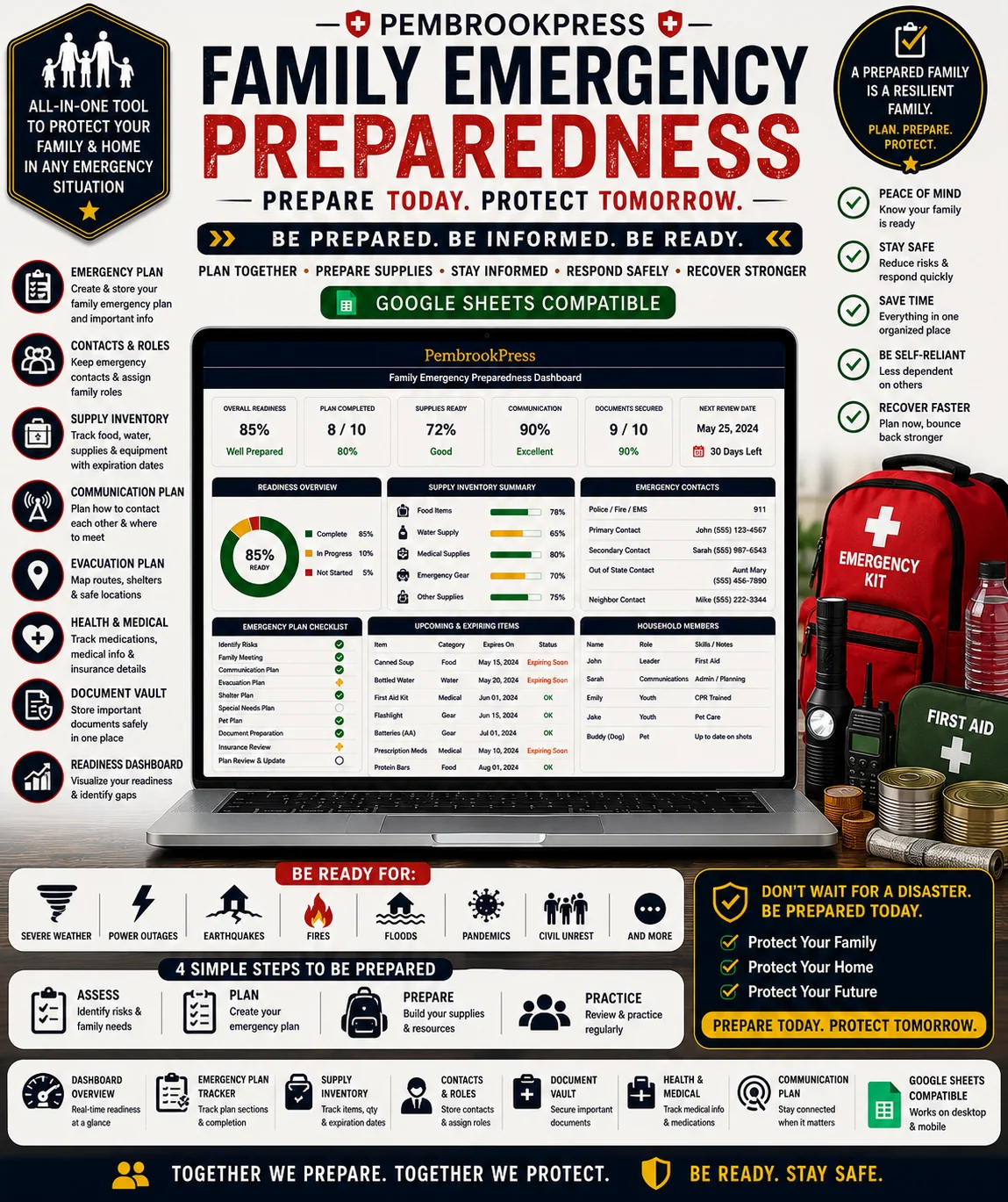 Family Emergency Preparedness Planner