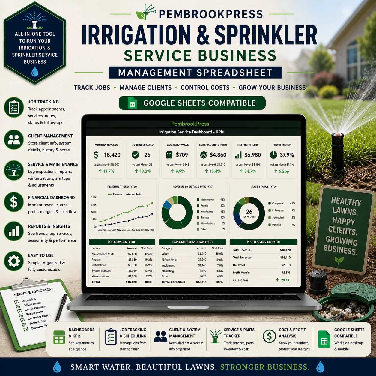 Irrigation Sprinkler Service