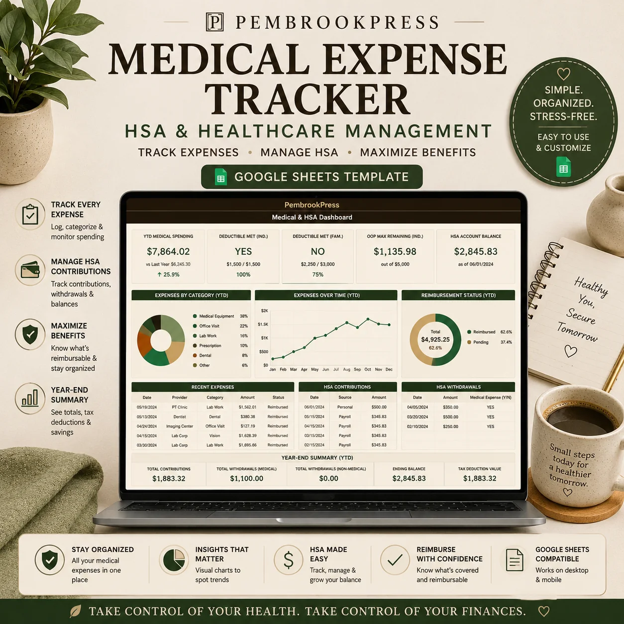 Medical Expense HSA Tracker