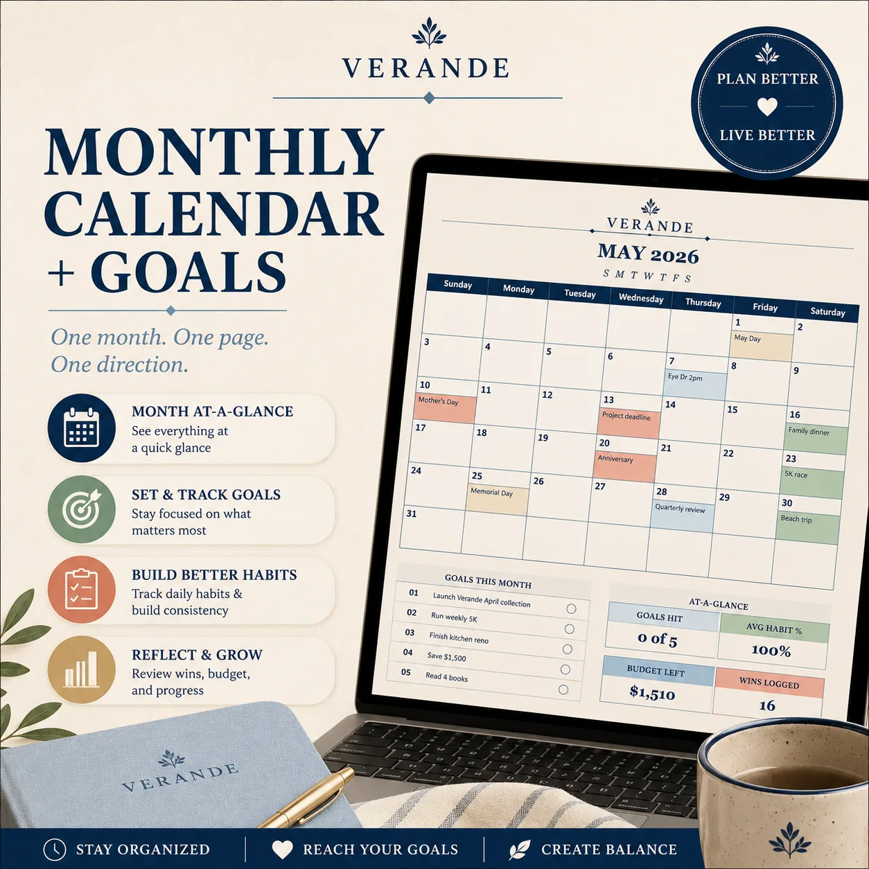 Monthly Calendar